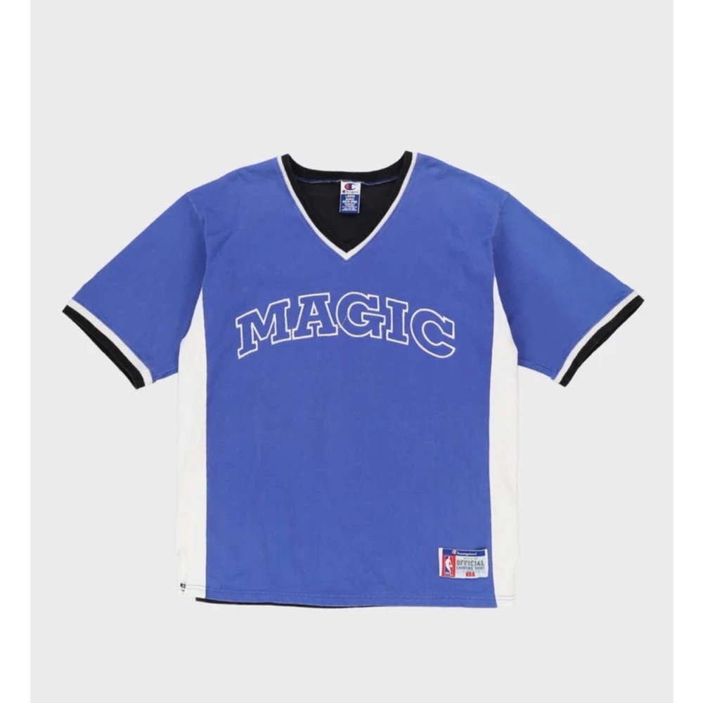 Vintage Champion Mens SZ L Orlando Magic Official Shooting Shirt